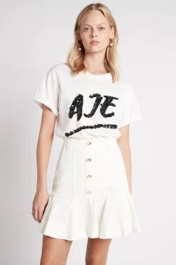 Indra Denim Flip Skirt