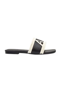Rio Logo Slide -Aje S33 21SS7007 Rio Logo Slide Natural Black 21533 Aje 0330 frontshot 392aa86c dc1a 4e5e 96f5 cf098ed632b6