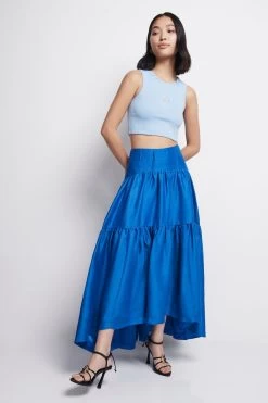 Kai Logo Cropped Knit Tank 12 Kai Logo Cropped Knit Tank -Aje S33 22AW1617 POWDERBLUE Kai Logo Cropped Knit Tank 22218 Aje 1390