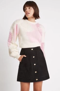 Ivy Leather Mini Skirt