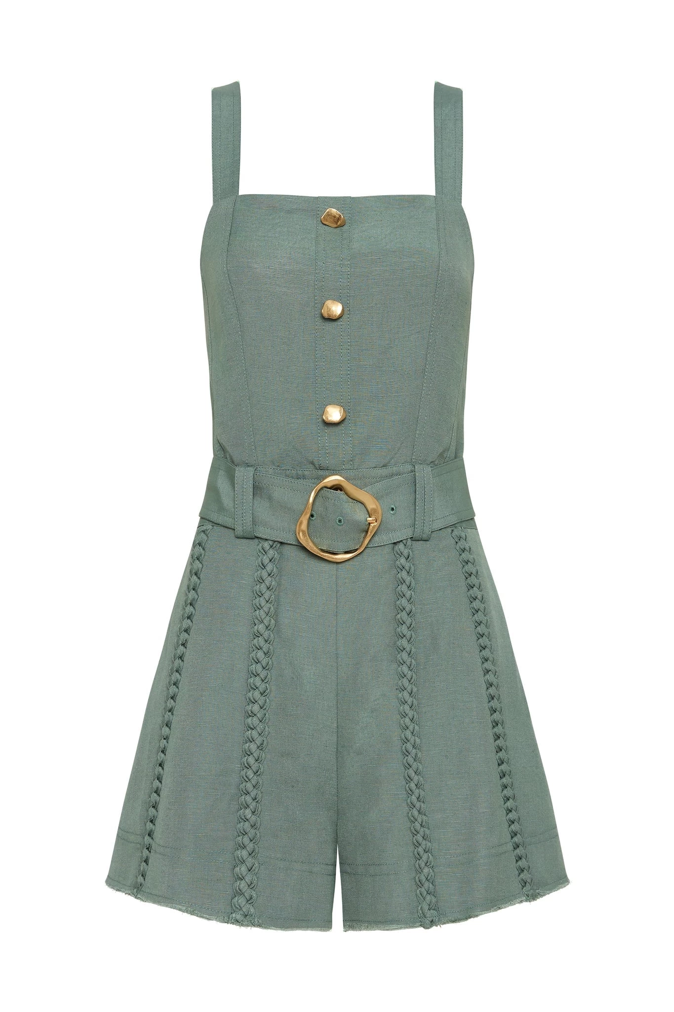 Estate Belted Playsuit 2 Estate Belted Playsuit - Image 2