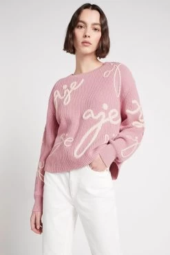 Calligraphy Knit Jumper