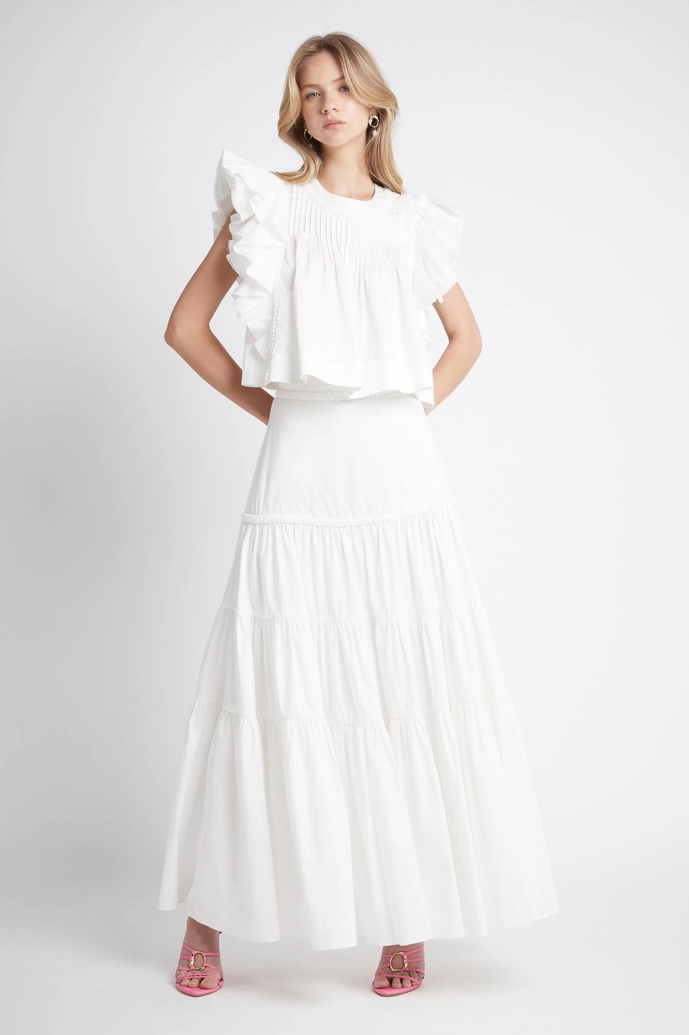 Casabianca Frill Sleeve Top 6 Casabianca Frill Sleeve Top - Image 6