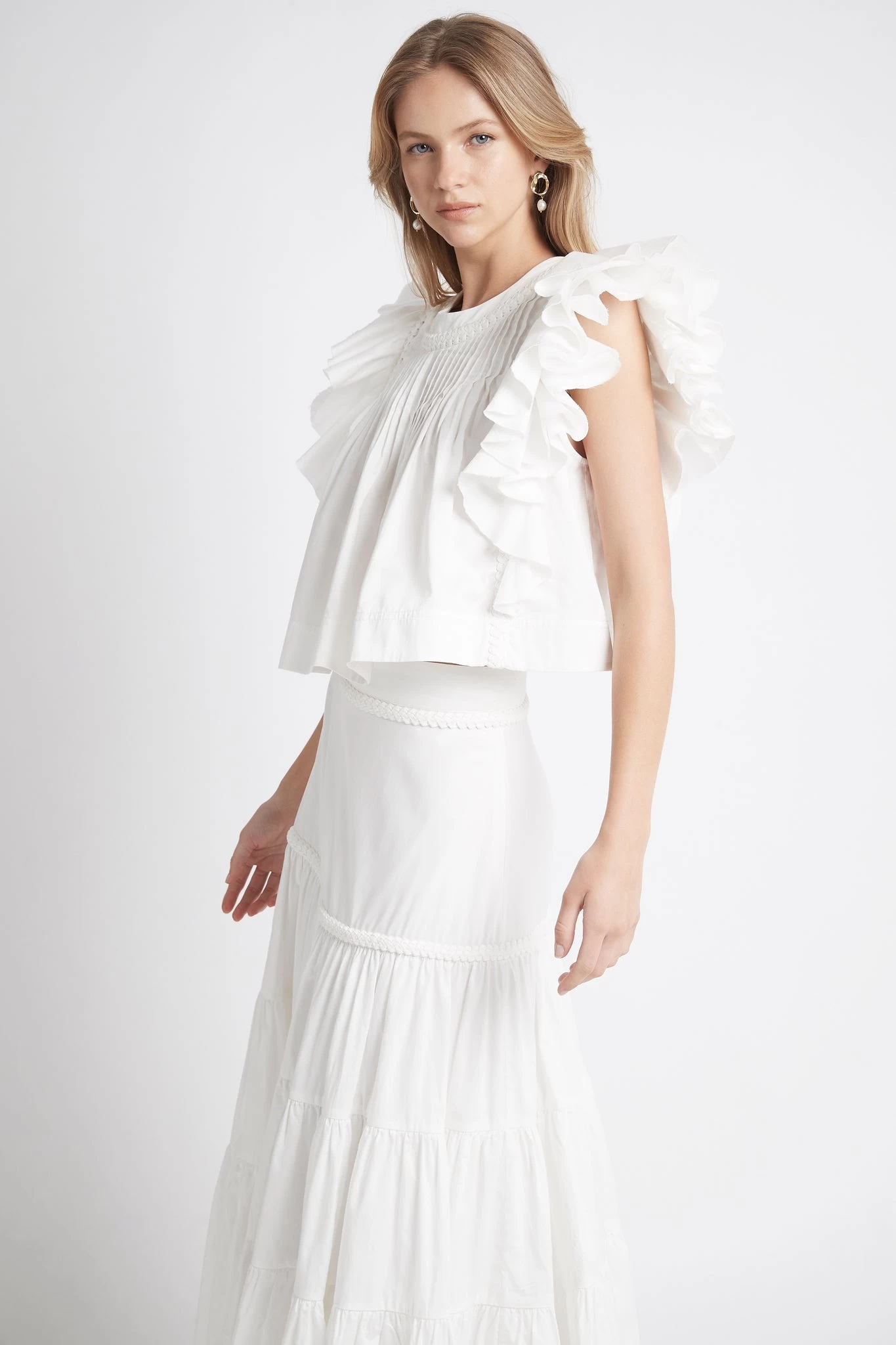 Casabianca Frill Sleeve Top 5 Casabianca Frill Sleeve Top - Image 5