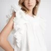 Casabianca Frill Sleeve Top