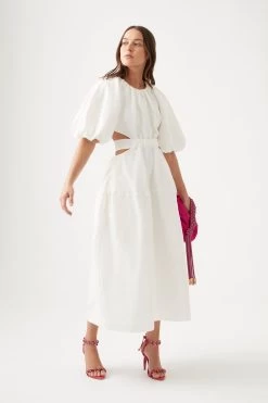 Mimosa Cut Out Midi Dress