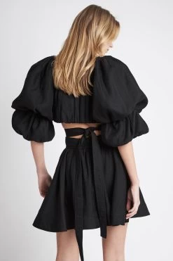 Gazelle Mini Skirt 12 Gazelle Mini Skirt -Aje S45 21RE4110 GazelleMiniSkirt Black 21928 Aje 56947