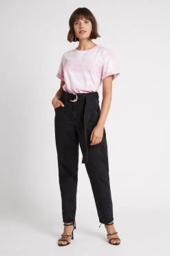 Aster Tee 12 Aster Tee -Aje S45 22SU1548 ROSEPINK WHITE AsterTee 22078 Aje 0485 fullshot