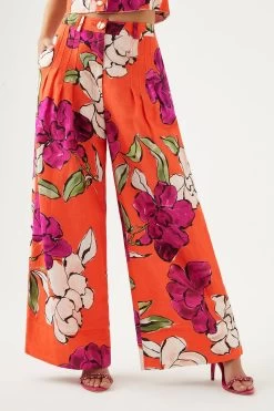 Dazzling Floral Wide Leg Pant 10 Dazzling Floral Wide Leg Pant -Aje S46 22RE3334 VVD CAM Dazzling Floral Wide Leg Pant 22794 Aje D1 16477