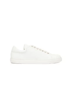 Hazel Embroidered Logo Trainer -Aje S48 HazelTrainer WHITE BERRY 22474 AjeAthletica 0292copy