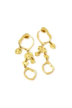 Mora Large Mobile Earring -Aje S49 22RE9088 GLD Mora Large Mobile Earring 22795 Aje C 0231