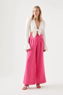 Nicole Twist Top -Aje S5 22SS1724 IVORYNicoleTwistTop 22573 Aje 2293