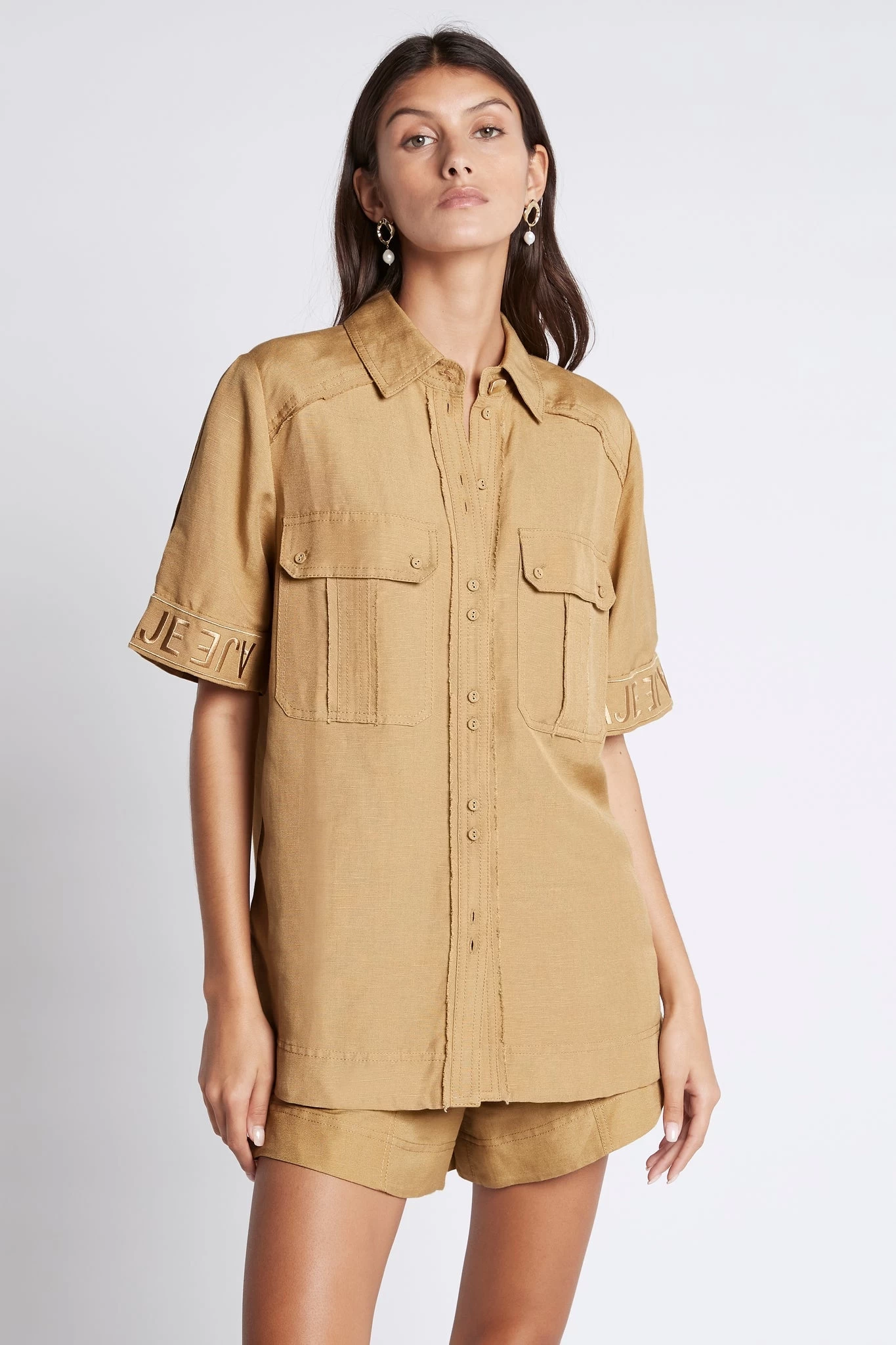 Estate Logo Collared Sleeve Shirt 1 Estate Logo Collared Sleeve Shirt