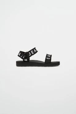 Vista Logo Canvas Strap Sandal