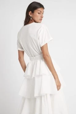 Daisy Logo Tee -Aje S52 21RE1250 Daisy Logo Tee Ivory Daisy Yellow 21877 Aje 1268