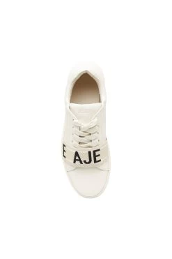 Hazel Logo Strap Trainer -Aje S54 22SU7006 HAZELLOGOTRAINER WHITE NATURAL 21656 Aje 0588 detailshot