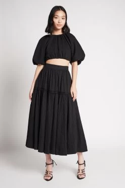 Admiration Gathered Midi Skirt