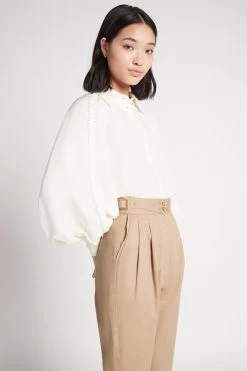 Ephemera Braided Shirt -Aje S57 22AW1652 IVORY Ephemera Braided Shirt 22218 Aje 0433