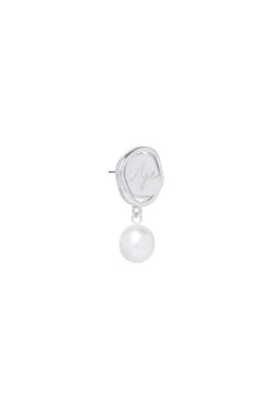 Nova Pearl Drop Earring -Aje S57 22SU9000 NOVAPEARLDROPEARRING SILVER 21656 Aje 6768 fullshot