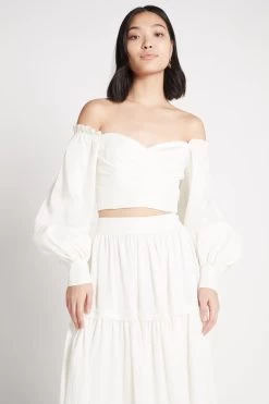 Reverb Off Shoulder Cropped Top
