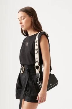 Nova Crossbody Bag -Aje S60 22CO6014 BLACK Nova Crossbody Bag 22675 Aje 16096