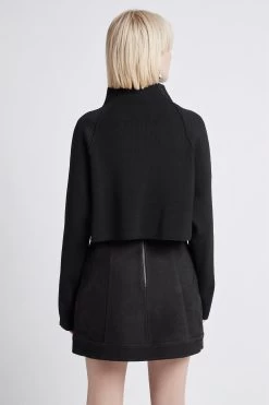 Fusion Leather Skirt -Aje S61 21AW4006 Fusion Leather Skirt Black 21219 Aje 30902