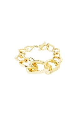 Garni Organic Link Bracelet -Aje S67 22SS9001 GOLDGarniOrganicLinkBracelet 22446 Aje 1011