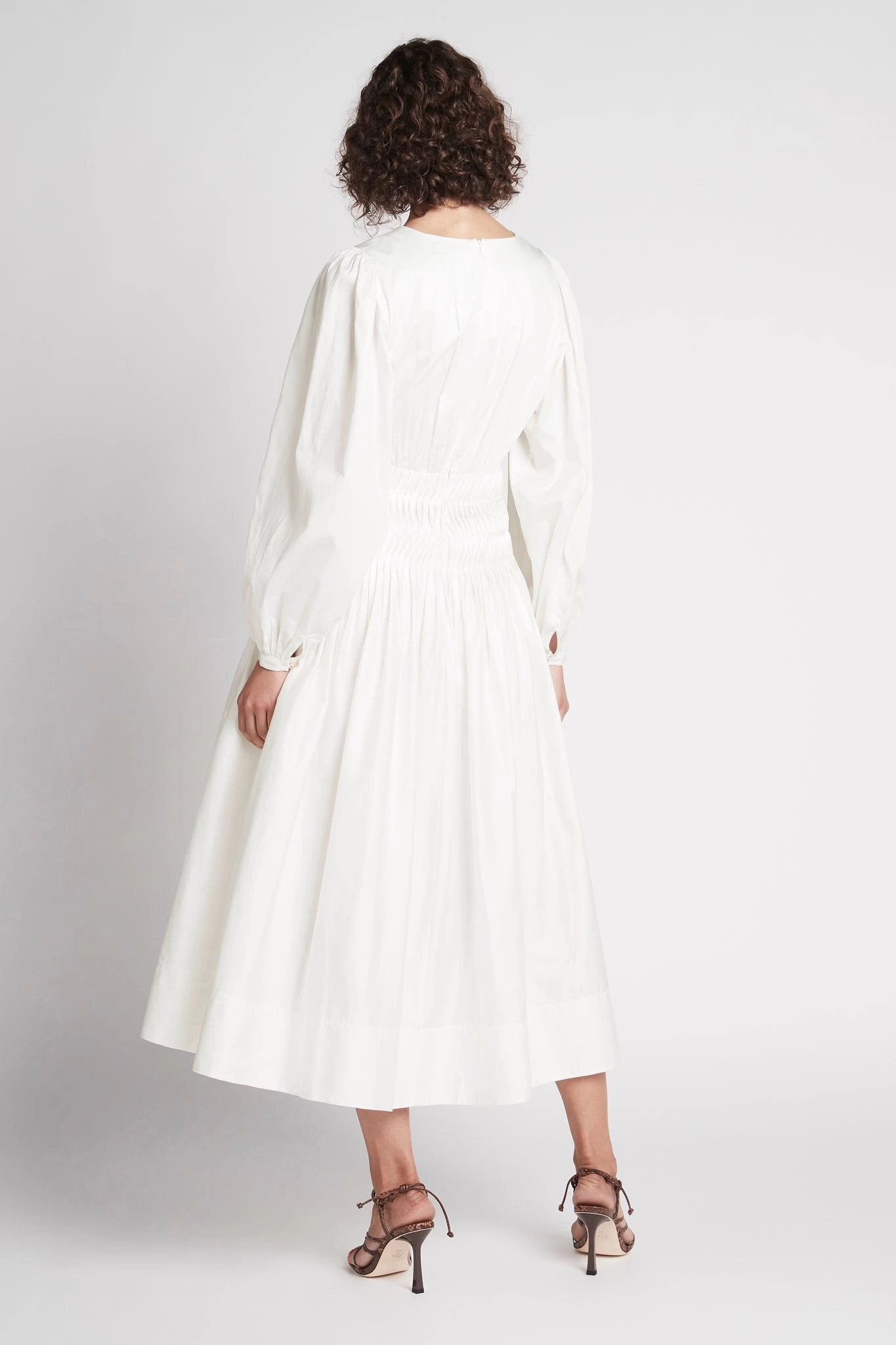 Tidal Tucked Midi Dress 5 Tidal Tucked Midi Dress - Image 5