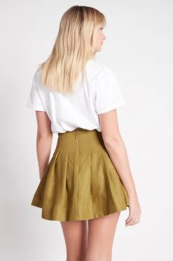 Byblos Mini Skirt -Aje S72 21RE4063 OLIVEGREENByblosMiniSkirtOLIVEGREEN 22114 AjeAthletica 0235 1