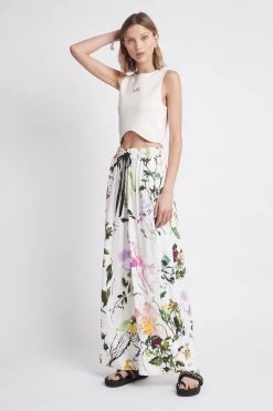 Willow Logo Knit Tank Top -Aje S74 22SU1434 ElmKnitTankTop IVORY 21659 Aje 48101 fullshot