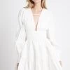 Fallingwater Gathered Mini Dress