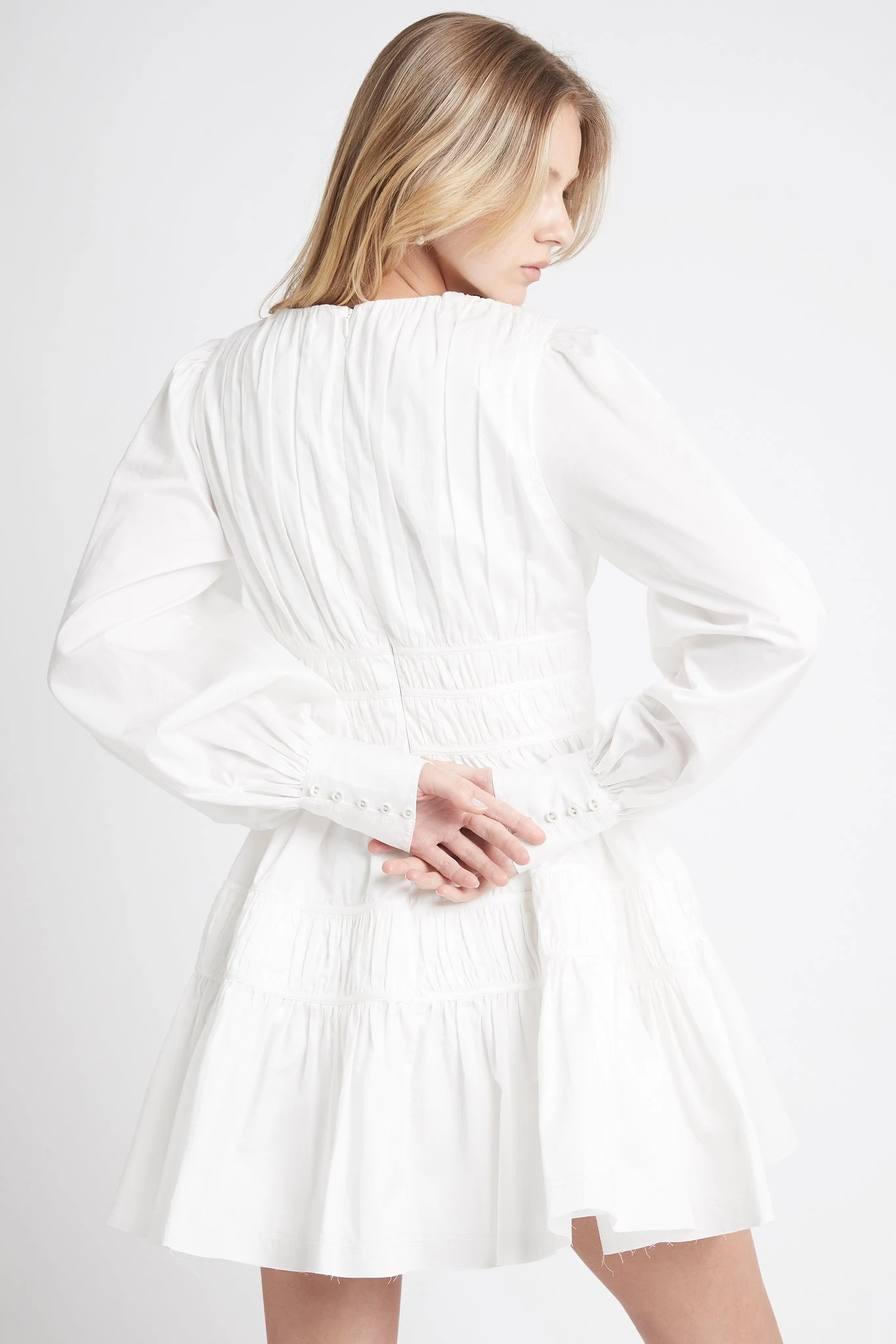 Fallingwater Gathered Mini Dress 5 Fallingwater Gathered Mini Dress - Image 5