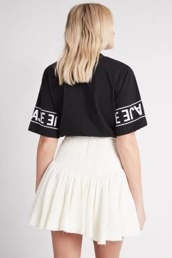 Reverb Flip Mini Skirt -Aje S79 AJE LOGO TEE BLACK 22312 AjeAthletica 2359
