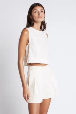 Byblos Cropped Top -Aje S8 21RE1270 ByblosCroppedTop ivoru 211033 Aje 1521