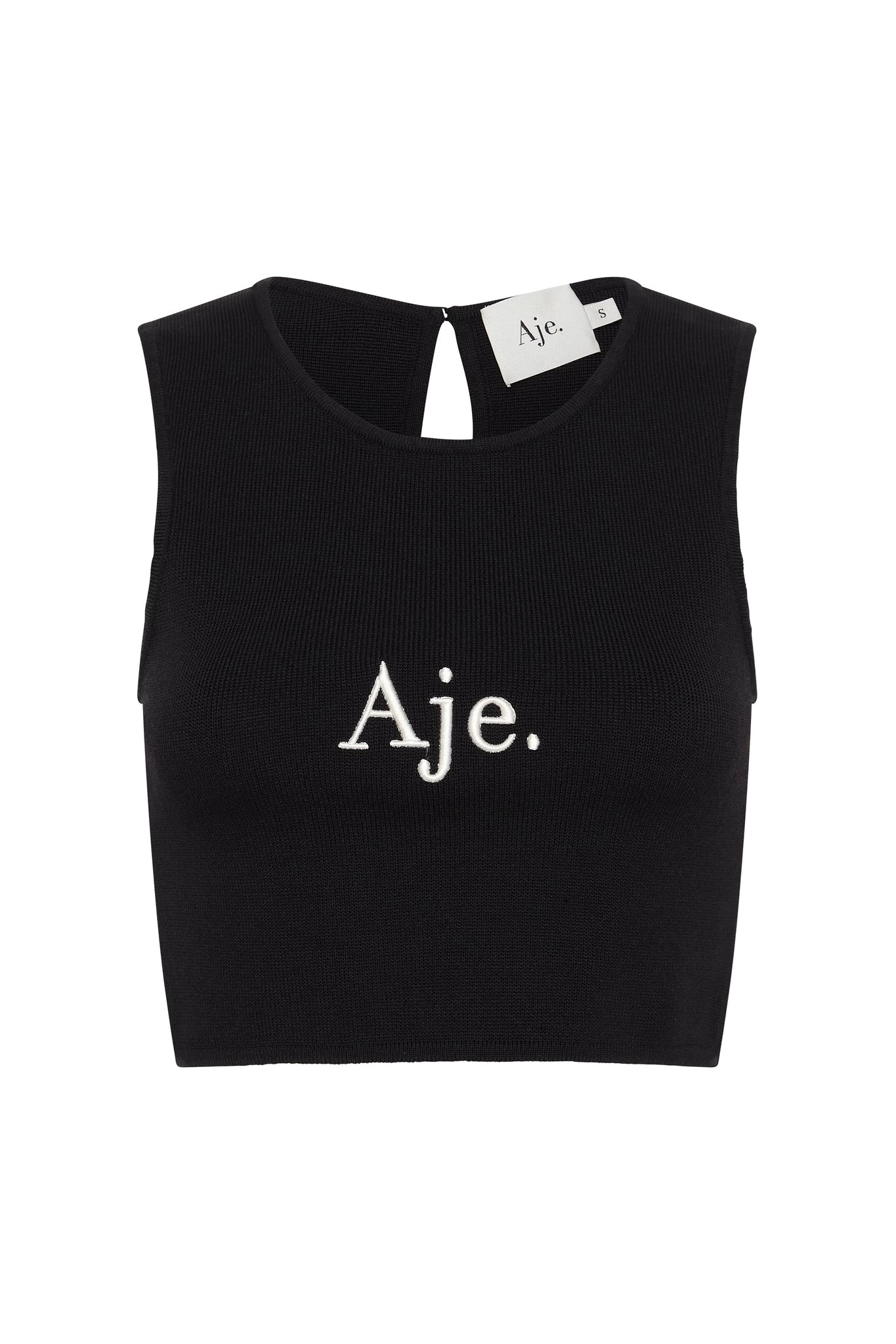 Bardot Knit Logo Cropped Tank 2 Bardot Knit Logo Cropped Tank - Image 2