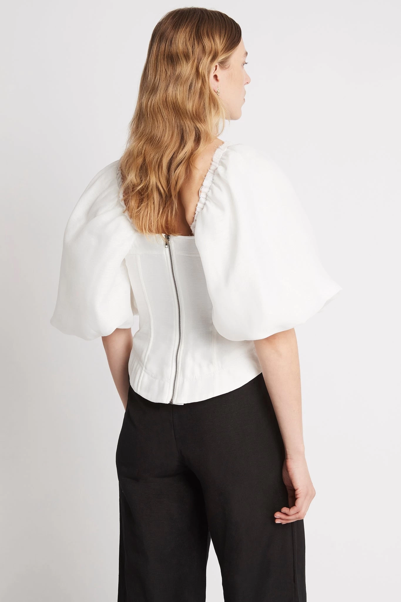 Cecile Puff Sleeve Corset Top 5 Cecile Puff Sleeve Corset Top - Image 5