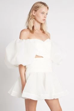 Myriad Cut Out Mini Dress -Aje S9 MyriadCutOutMiniDress22SU5294 IVORY 22011 Aje 0440