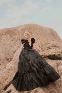 Statuesque Tiered Gown