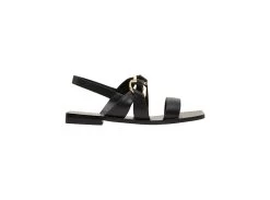 Roux Double Ring Sling Back -Aje aje black gold sandal