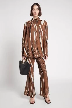 Imagine Shirt 14 Imagine Shirt -Aje aje imagine shirt neutral stripe