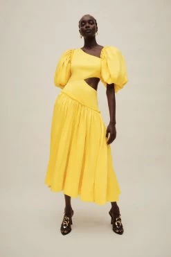 Chateau Cut Out Midi Dress