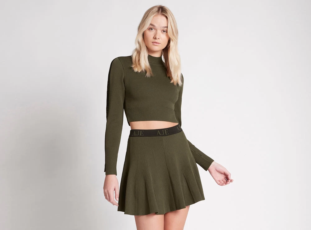 Liberty Crepe Knit Mini Skirt 7 Liberty Crepe Knit Mini Skirt - Image 7